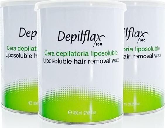 Depilflax depileringsvoks boks 800 ml azulen
