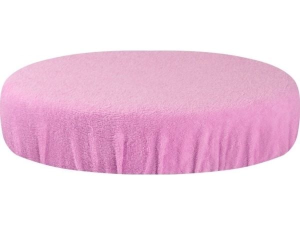 Activeshop frotté trekk til taburet rosa