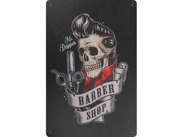 Activeshop Dekorativ tavle barber B019