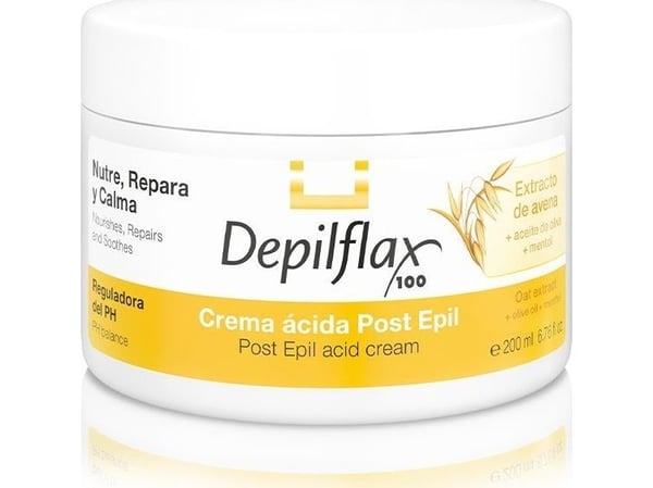 Depilflax Creme med glykolsyra Depilflax efter hårborttagning 200 ml