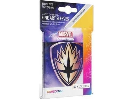 Gamegenic Marvel Champions Fine Art Sleeves 66 × 92 mm Guardians Logo (50+1 st.) Gamegenic Marvel Champions Fine Art Sleeves 66 × 92 mm Guardians Logo (50+1 st.)
