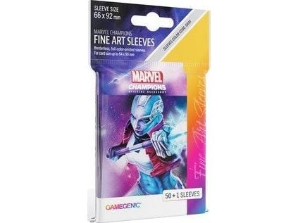 Gamegenic Marvel Champions Fine Art-sleeves (66 mm x 92 mm) Nebula 50+1 st.