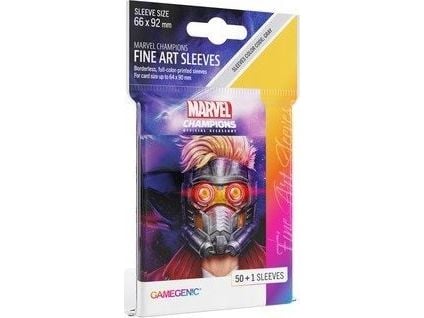 Gamegenic Marvel Champions Fine Art Sleeves (66 mm x 92 mm) Star-Lord 50+1 st. Gamegenic Marvel Champions Fine Art Sleeves (66 mm x 92 mm) Star-Lord 50+1 st.