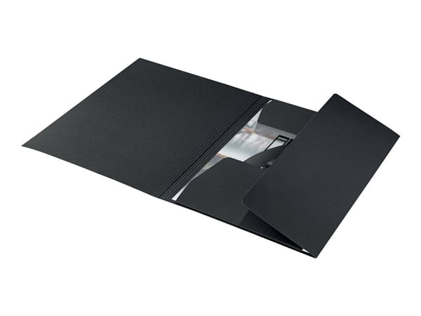 Leitz - 3-fliksmappe - for A4 (210 x 297 mm) - kapasitet: 250 ark - svart