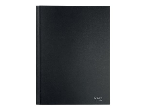 Leitz - 3-flikhållare - för A4 (210 x 297 mm) - kapacitet: 250 ark - svart