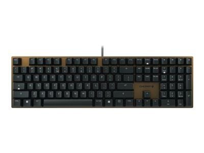 CHERRY KC 200 MX - Tastatur - USB - QWERTY - USA med eurosymbol - tastsvitsj: CHERRY MX2A Brown - svart - plastfri emballasje