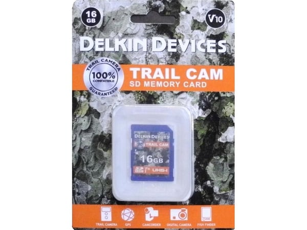 Delkin SDHC minnekort til Trail Cam R100/W30 (V10), 16GB