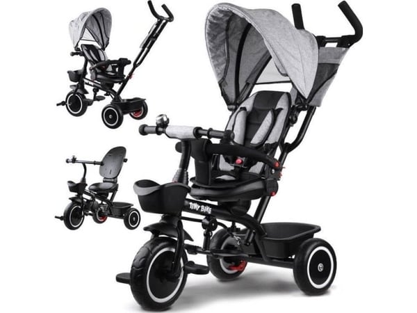Tiny Bike Lasten kolmipyörä Tiny Bike 3in1 kuomulla Pivotable SP0650