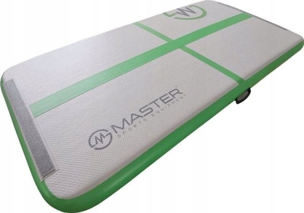 Master oppblåsbar gymnastikkmadrass MAS-B858 200 cm x 100 cm x 1 cm grønn