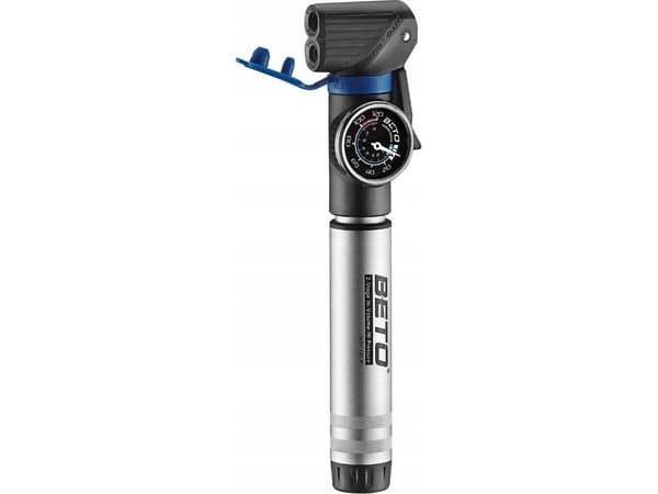 BETO Mini Alu pumpe CLD-030AG med to hoder Hi-Preas/Vol og manometer