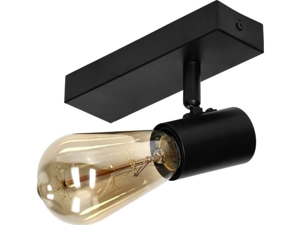 Orno RIO SP 1 taklampe, vegg- og takarmatur, E27 maks. 60W, IP20, svart