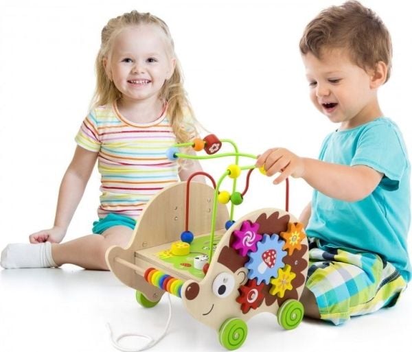 Treklar pinnsvin med ulike oppgaver 4-i-1 "VIGA TOYS"