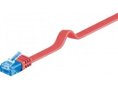 Goobay CAT6a U/UTP 5m, 5 m, Cat6a, U/UTP (UTP), RJ-45, RJ-45, Rød