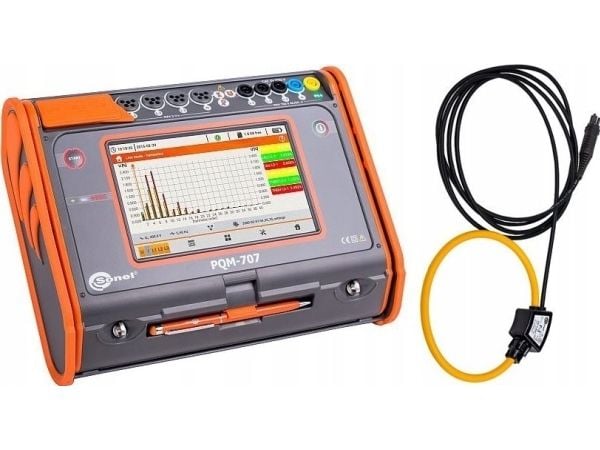 Sonel PQM-707 sähkönlaadun analysaattori / sisältäen 4kpl F-3 kiinnittimiä/ WMPLPQM707