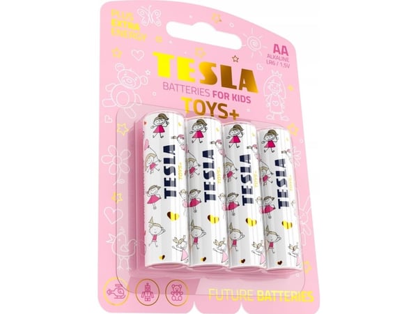Tesla alkalisk batteri R6 (AA) TOYS+ GIRL [4x120] 4 stk