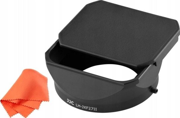 Objektivdeksel JJC solskjerm LH-JXF27II erstatning Fuji LH-XF27
