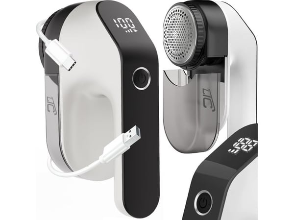 LTC klærbarbermaskin Klærbarbermaskin med display, USB-lading LTC