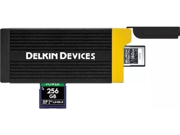 Delkin cardreader CFexpress Type A & SD (Type C till C & Type C till A - kablar)