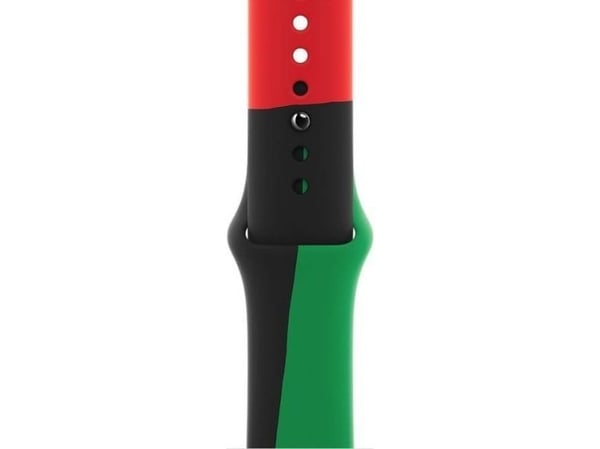 Apple MUQ63ZM/A, Yhtye, Älykello, Musta, Vihreä, Punainen, Apple, Apple Watch 38 mm, 40 mm, 41 mm, Fluoroelastomeeri