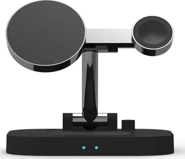 Awei induksjonslader AWEI W22 15W Fast Charging 4-i-1 svart