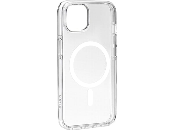 PURO PUIPC1561LITEMPWHI, Suojus, Apple, iPhone 15, 15,5 cm (6.1"), Läpinäkyvä