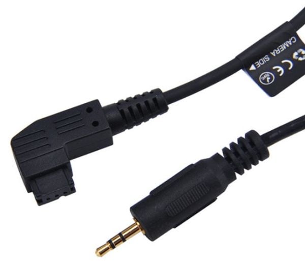 JJC Cable-F, Svart, Hankjønn/hankjønn, - Sony 99M2 / 77M2 / A77II / A99 / A57 / A35 / A37 / A100 / A200 / A300 / A350 / A450 / A500 /..., 20 g