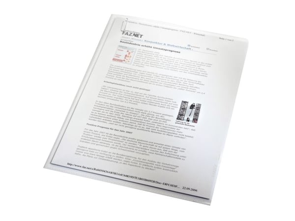 Leitz Standard - L-formet mappe - for A4 (210 x 297 mm) - grønn