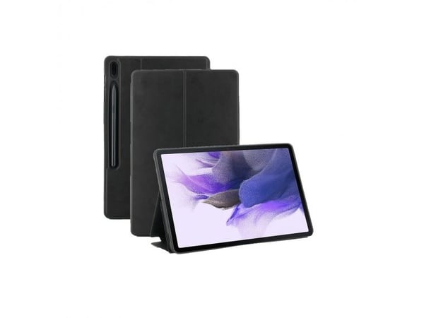 Mobilis RE.LIFE - Lommebok for nettbrett - eco-designed, with flap - svart - for Samsung Galaxy Tab S7 FE