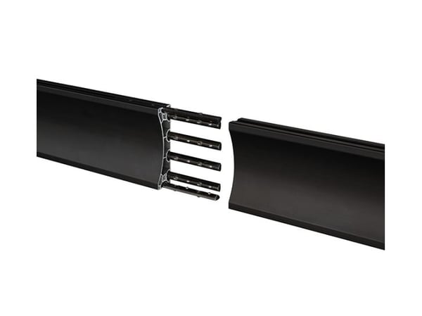 B-Tech BT8390-175/B, Kisko, Musta, Alumiini, 1750 mm, 30 mm, 120 mm