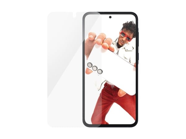 SAFE. by PanzerGlass - Skjermbeskyttelse for mobiltelefon - ultrabred passform - glass - for Samsung Galaxy A55