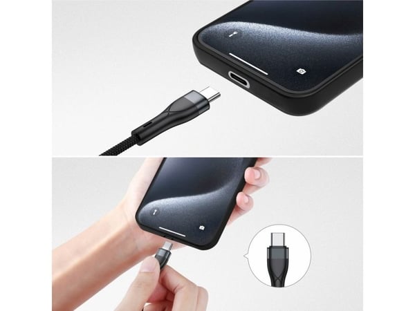 4smarts 541023, 1,2 m, USB A/USB C, USB C/Micro USB-A/Lightning, musta