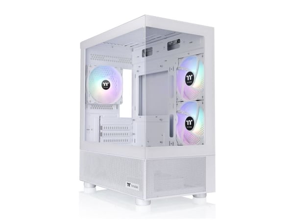 Thermaltake View 170 TG ARGB - Mid tower - micro ATX - sidepanel med vindu (herdet glass) - ingen strømforsyning (ATX) - snø - USB/lyd