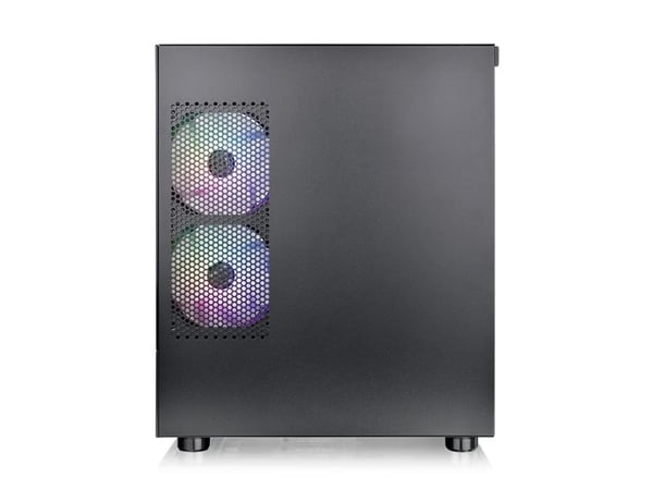 Thermaltake View 170 TG ARGB - Micro case - micro ATX - sidepanel med vindu (herdet glass) - ingen strømforsyning (PS/2) - svart - USB/lyd