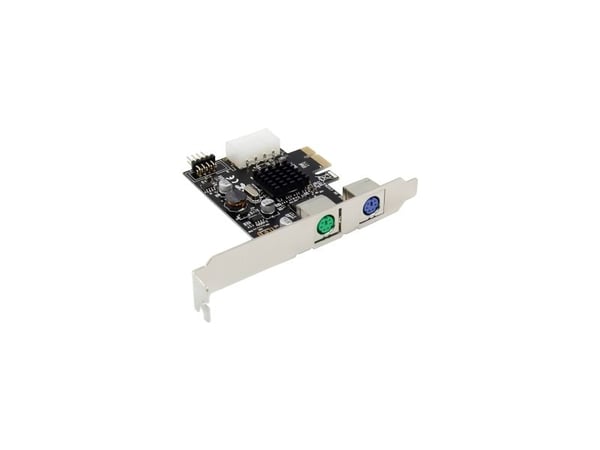 InLine 76620P, PCIe, PS2, USB 2.0 header - 9 pin, Hankjønn, PCIe 1.1, China, 0,48 Gbit/s