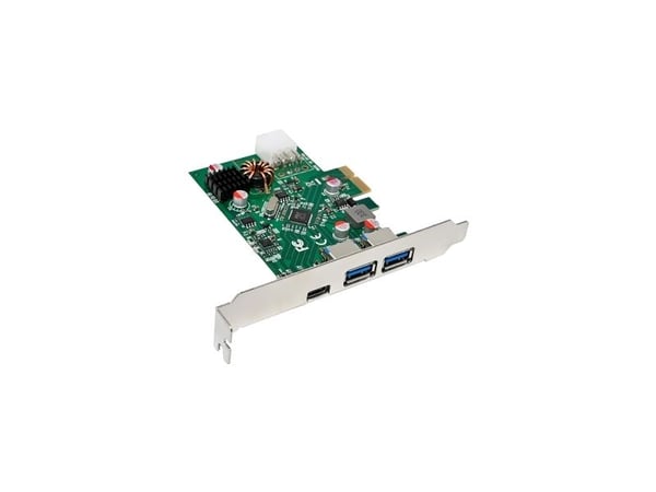 InLine 76661M, PCIe, USB 3.2 Gen 1 (3.1 Gen 1), USB Type-C, Hankjønn, PCIe 2.0, China, 5 Gbit/s
