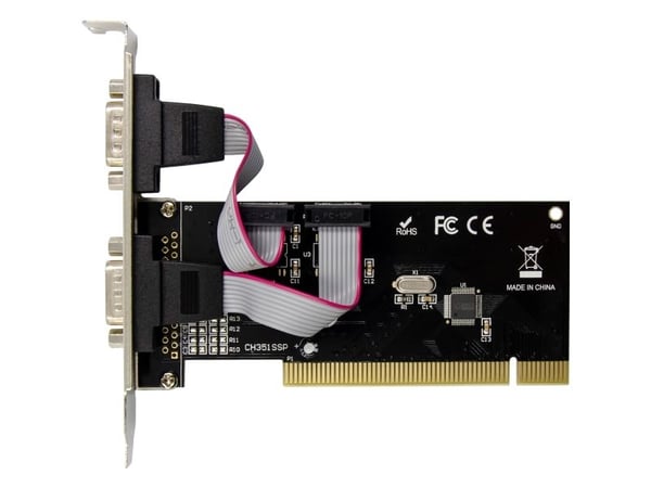InLine 66636A, PCI, Sarja, Mies, PCI 2.2, DB9, Kiina