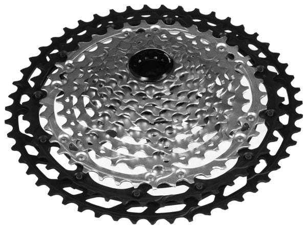 Shimano CS-M8100-12, Kassett, Fjellsykkel, Sort, Rustfritt stål