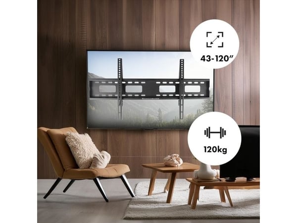 Brakett for TV Maclean, maks VESA 800x400, 43-120", 120kg, MC-420