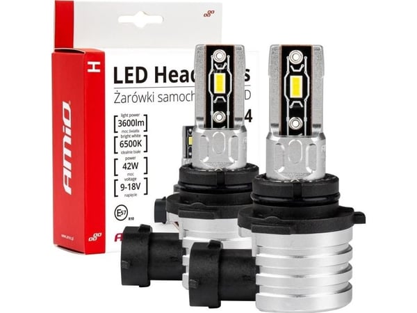 LED-auton hehkulamppu sarja H-mini hb4 9006 6500k canbus amio-03335