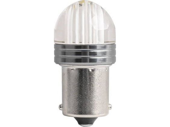 AMiO LED-pære STANDARD P21W 9SMD 12V klar hvit - 100 stk