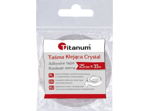 Titanum tape Crystal 25 mm 33 m