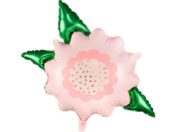 PartyDeco Flower folieballong, 56x47cm one size