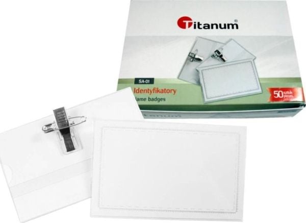 Titanum sakura namnskyltar 57x90 mm - paket med 50 st