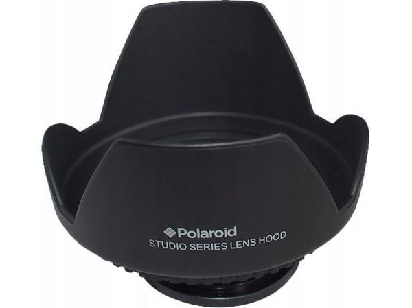 Polaroid Lens Hood Screw-On 52mm, 5,2 cm, Kronblad, Svart, 0 g