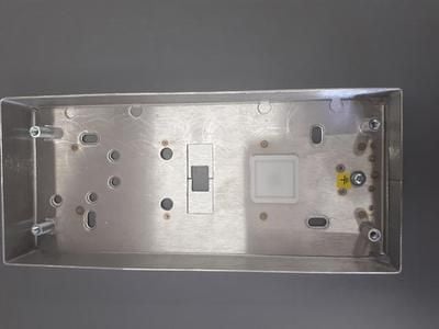 Carruzzo ACO CDN-P-S NT liten CDN-ramme for overflatemontering med frontplate til CDNP5/6, CDNC/B, CDNA