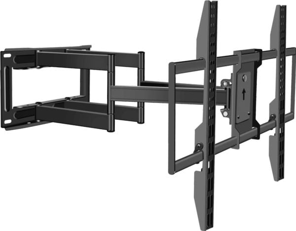 ART AR-91XXL - Monteringssett - for LCD/LED-display - adjustable, vertical and horizontal - metall - svart - skjermstørrelse: 50"-120" - veggmonterbar