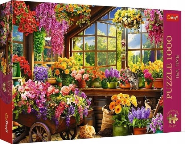 Trefl Puzzle 1000 elementtiä Premium Plus Kevään valmistelut