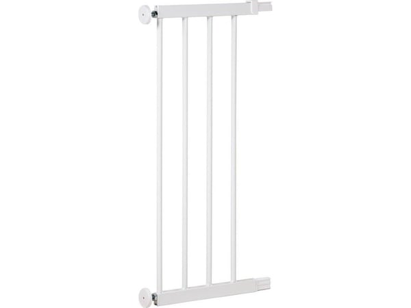 Safety 1st Auto Close, Trappegrindsforlengelse, Hvit, Stål, 1 stykker, Flat Step, Auto Close, Easy Close Metal and Essential Metal Gate, 280 mm