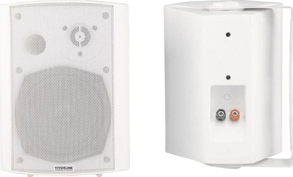 VivoLink VLSP65AW - Høyttalere - for høyttaleranlegg - 2.0-kanal - 30 watt - toveis - hvit