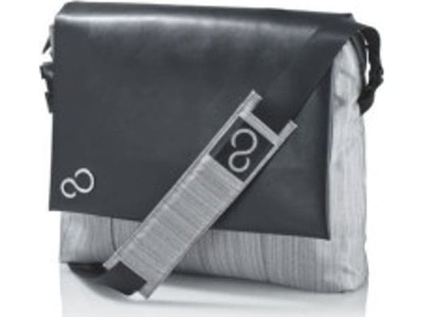 Fujitsu Messenger Bag - Notebookbæreveske - 14" - svart/grå - for LIFEBOOK U7310, U7410, U9310, U9310x